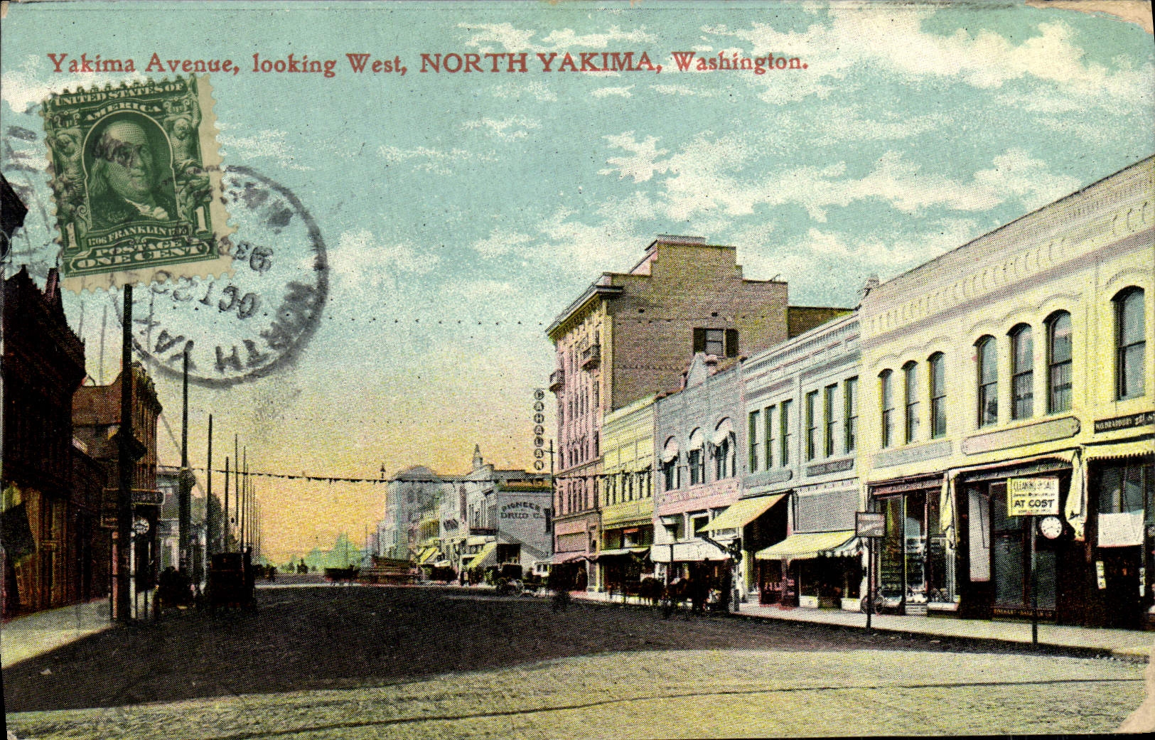 CPA Yakima Avenue Looking West North Yakima Washington
