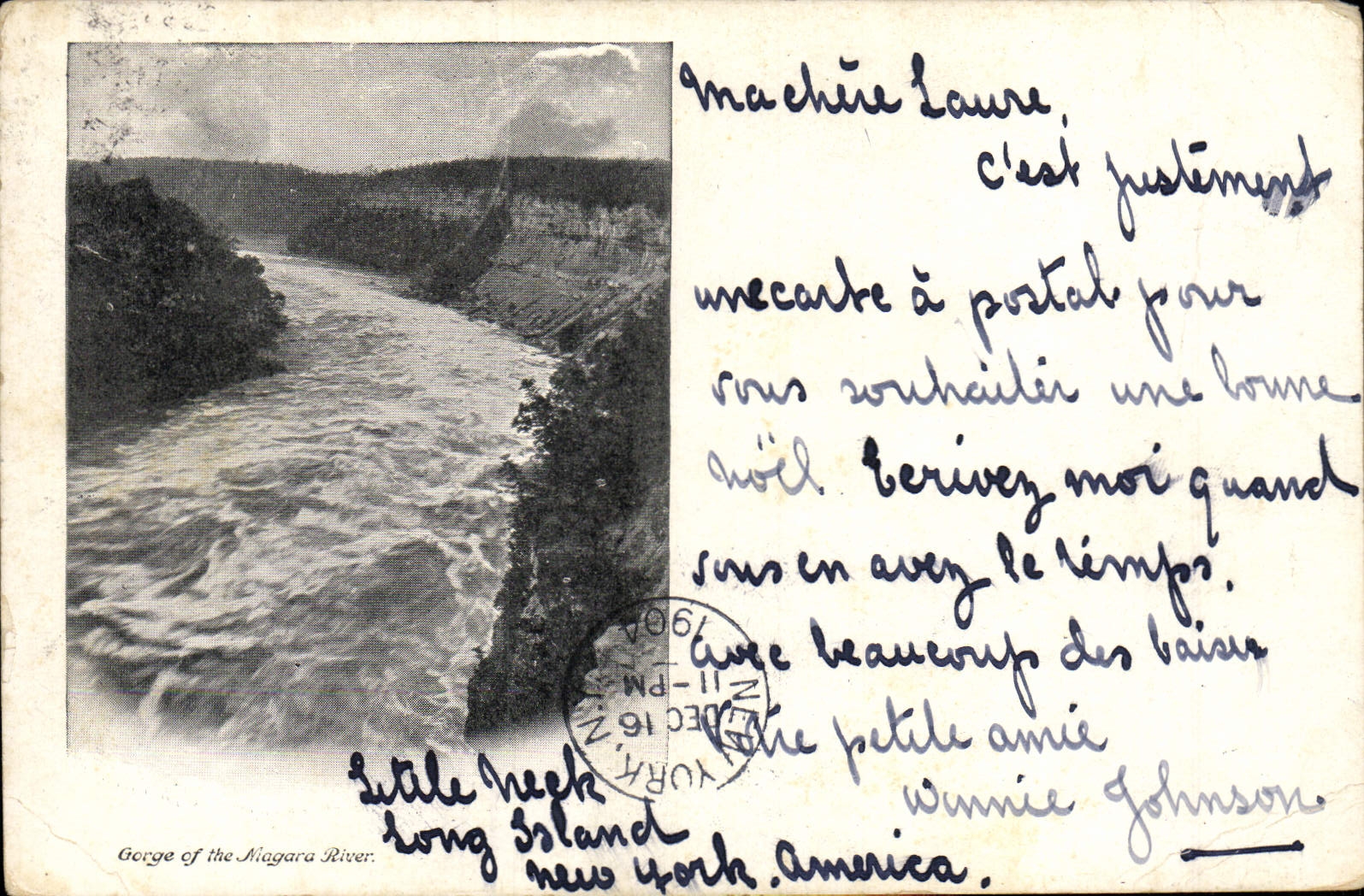 CPA Niagara Falls Gorge of the Niagara River
