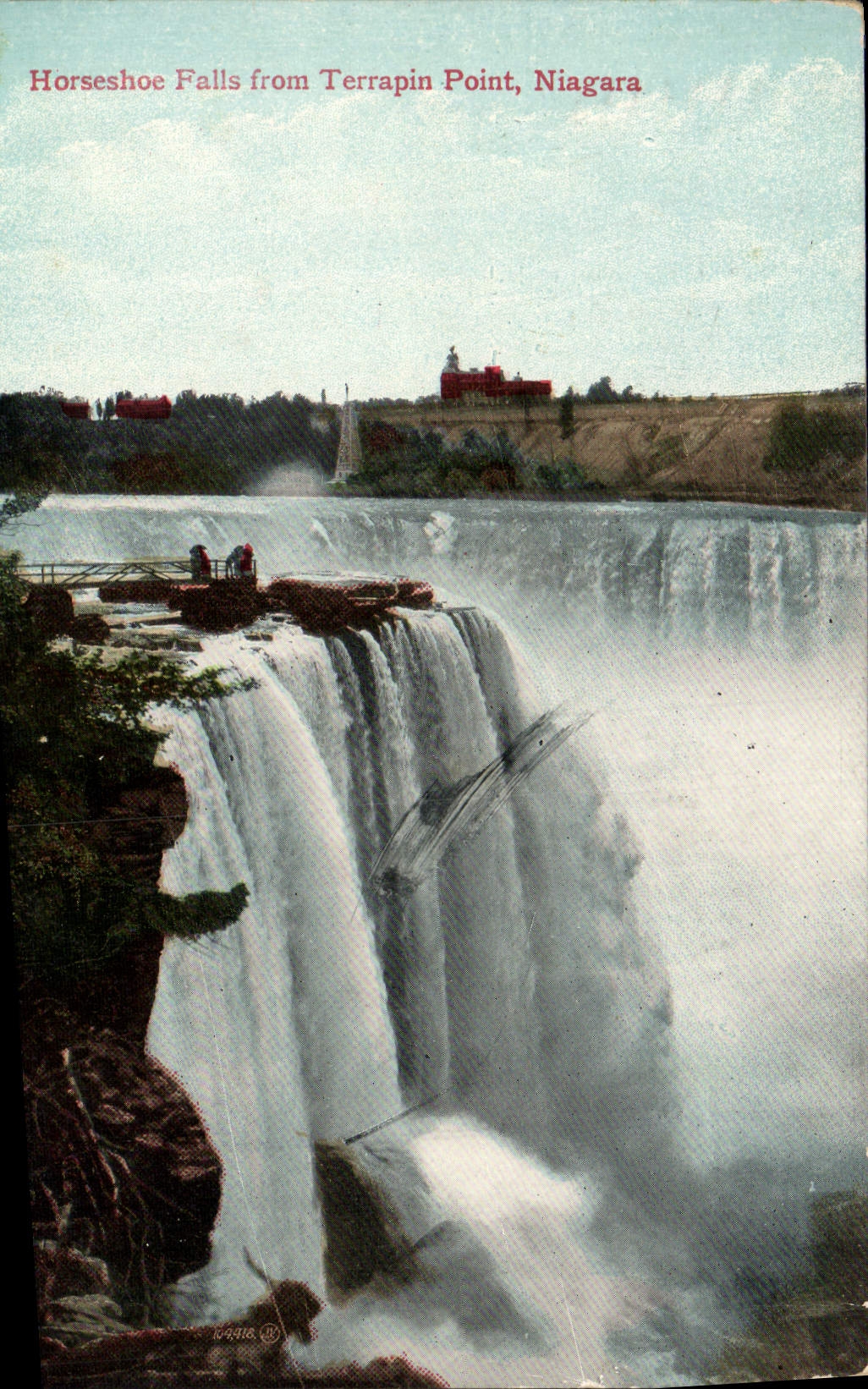 CPA Horseshoe Falls from Terrapin Point Niagara Falls
