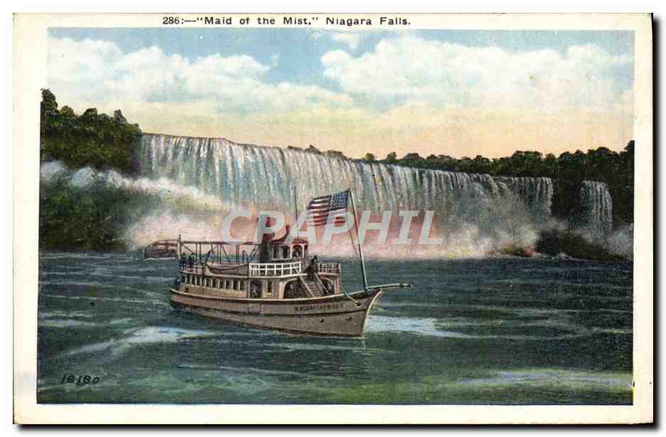 CPA Niagara Falls Maid of the Mist Bateau