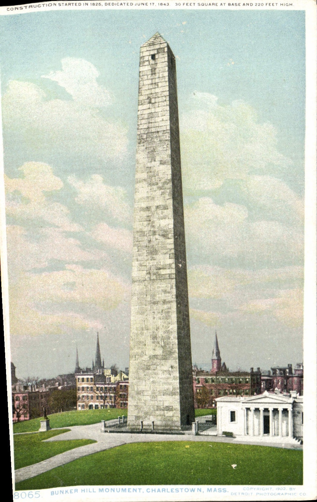 CPA Mass Bunker Hill monument Charlestown