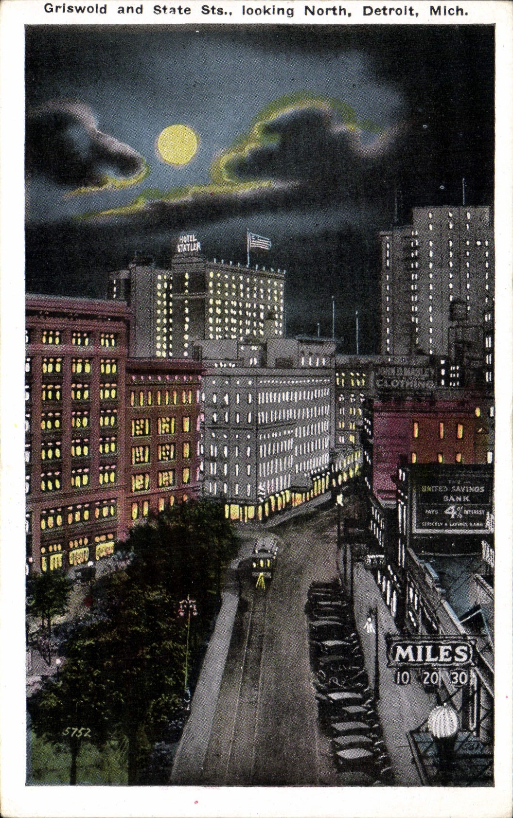 CPA Griswold and State Looking North Detroit Mich