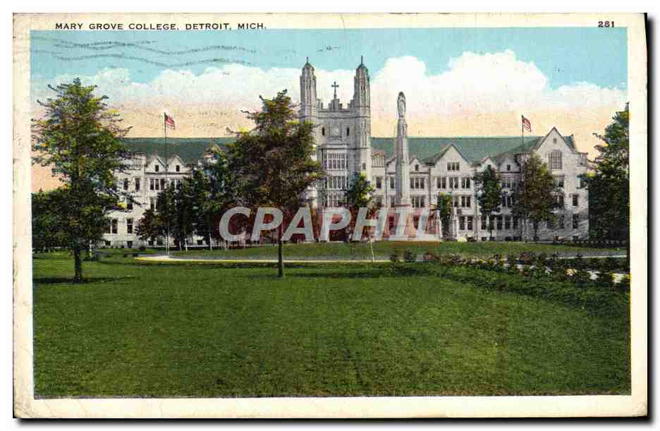 CPA Mary Grove college Detroit Mich