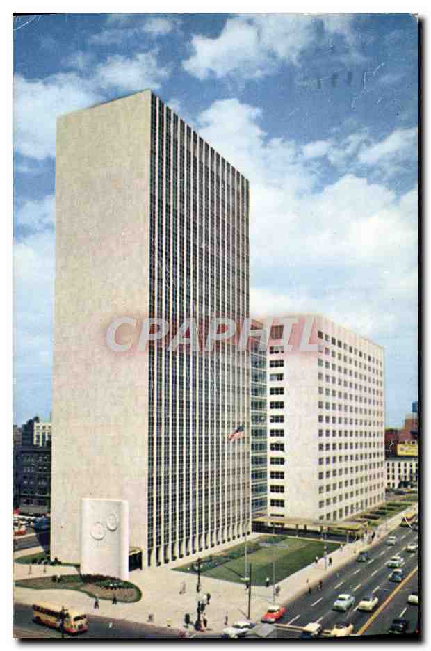 CPM The New City County Building Detroit Mich