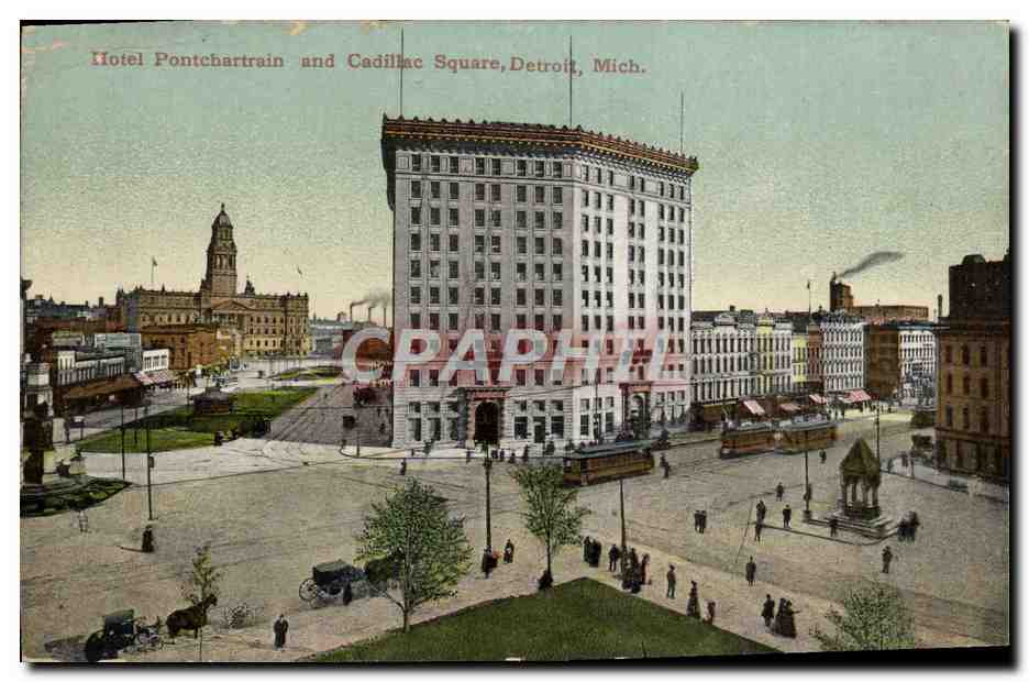 CPA Hotel Pontchatrain and Cadillac Square Detroit Mich