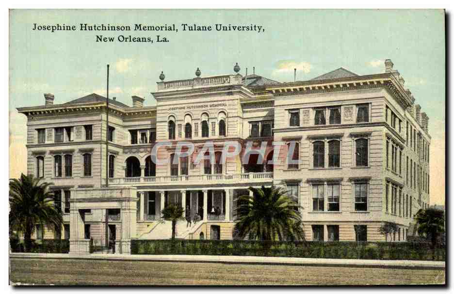 CPA Josephine Hutchinson Memorial Tulane University New Orleans