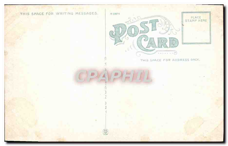 CPA Bird'e Eye View of New Orleans Showing Crescent Formed by Mississippi RIver — Rückseite