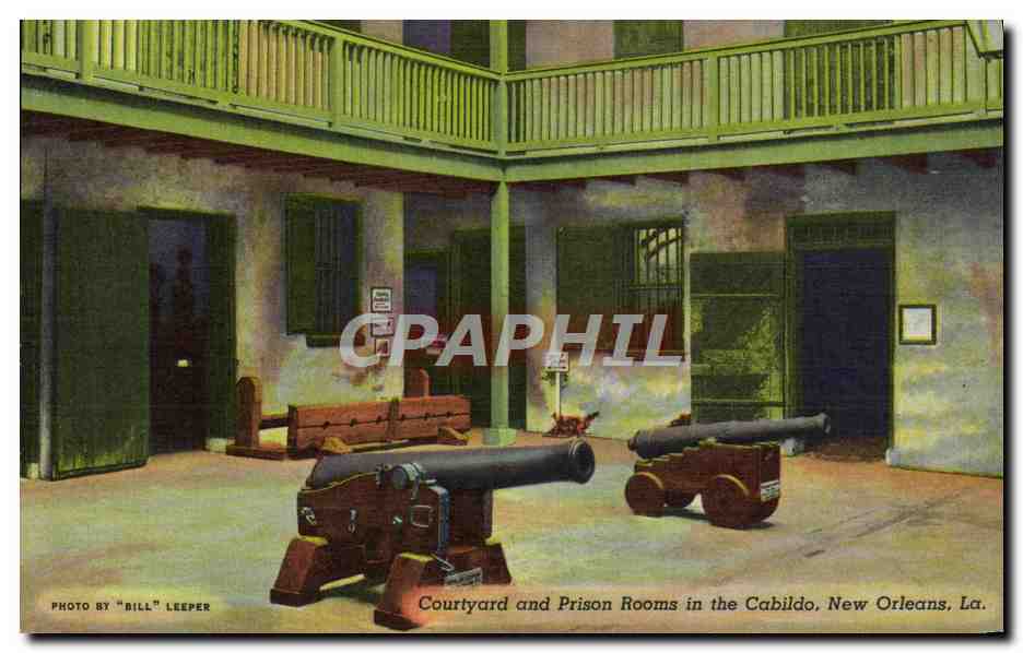 CPA Courtyard and Prison Rooms in the Cabildo New Orleans 