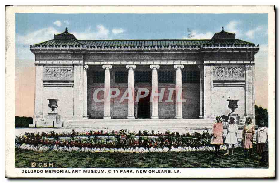 CPA Delgado Memorial Art Museum City Park New Orleans