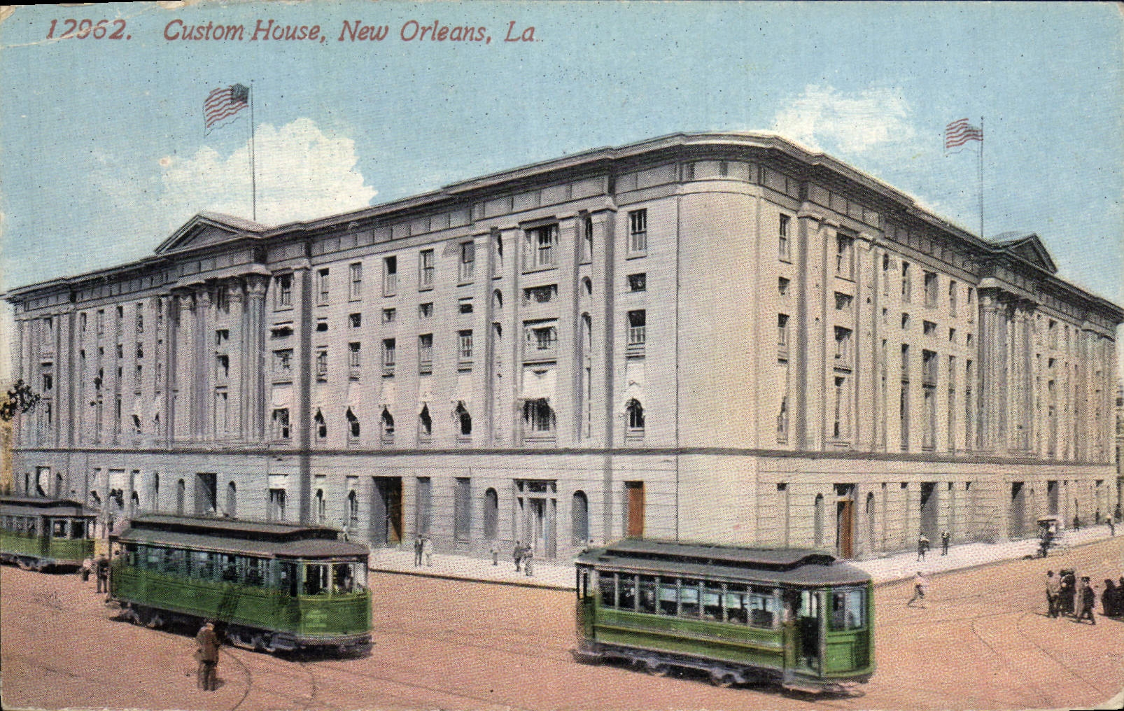 CPA Custom House New Orleans Tramway