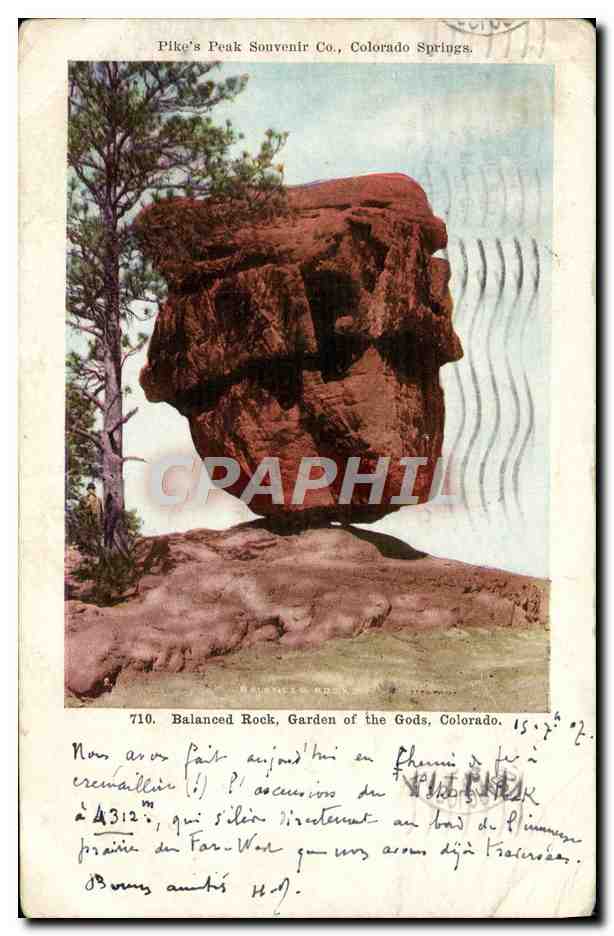 CPA Pike's Peak Souvenir Colorado Springs
