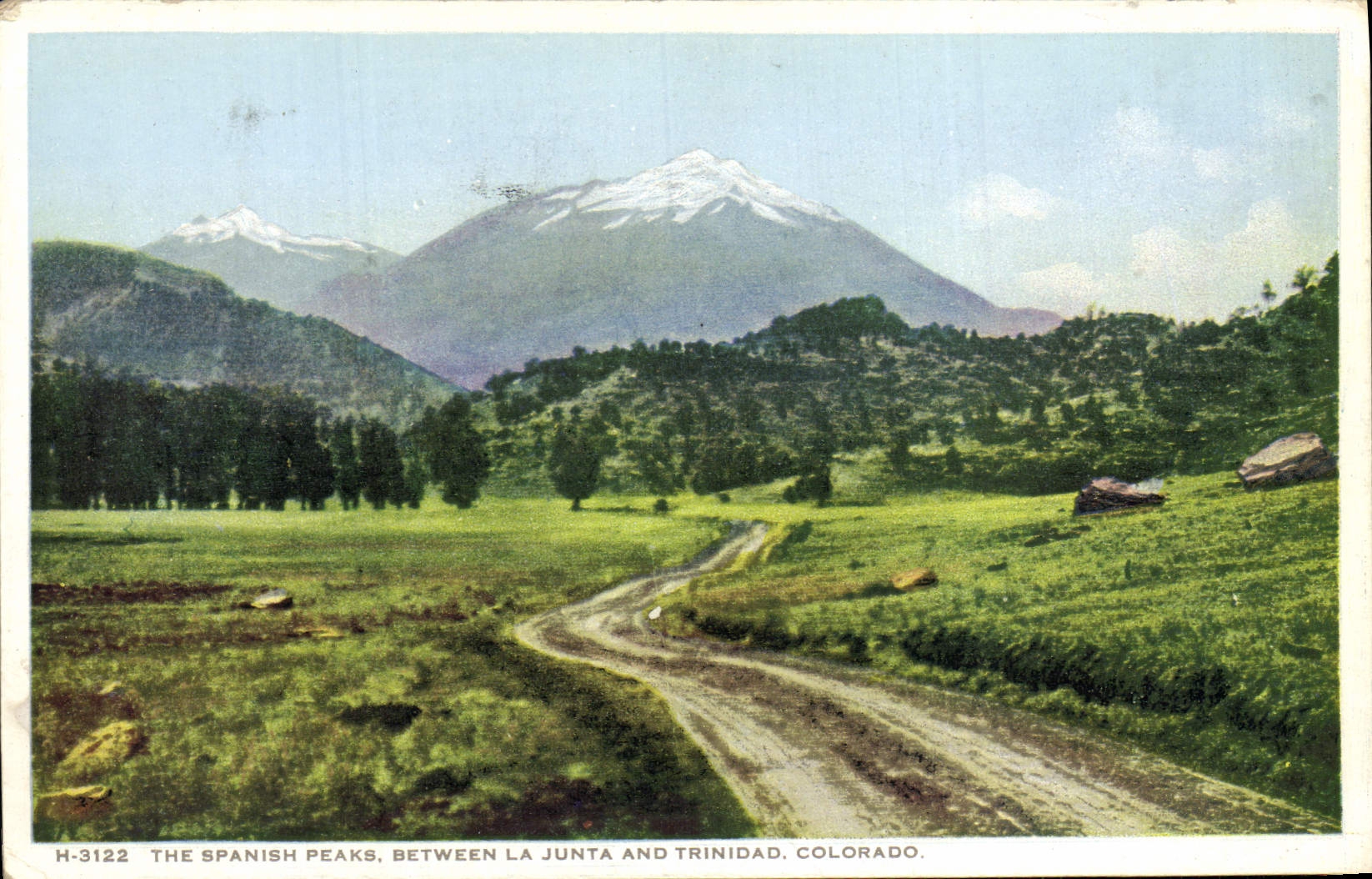 CPA Colorado The Spanish Peaks Between La Junta And Trinidad