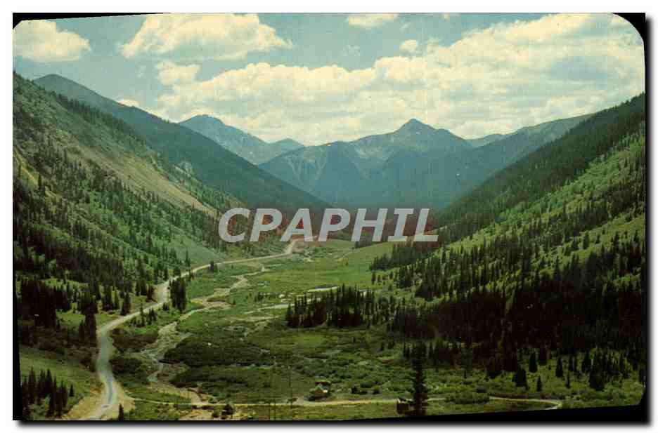 CPM Looking south from Red Mountain Pass on the Million Dollar Highway Colorado