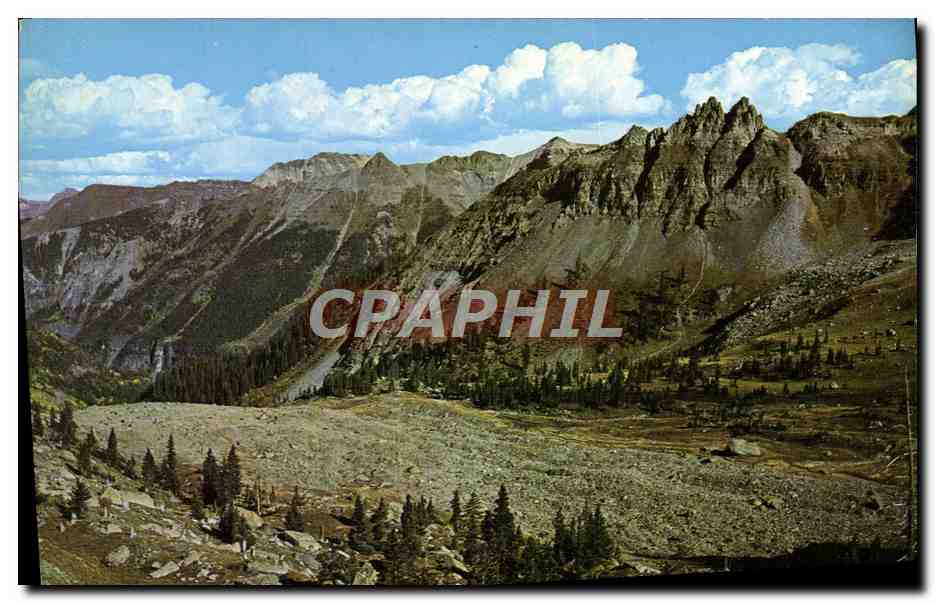 CPM Glacial Morain in Sydney Basin Seen from the Yankee Boy Mountain top Colorado