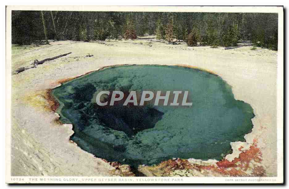 CPA The Morning Glory Upper Geyser basin Yellowstone