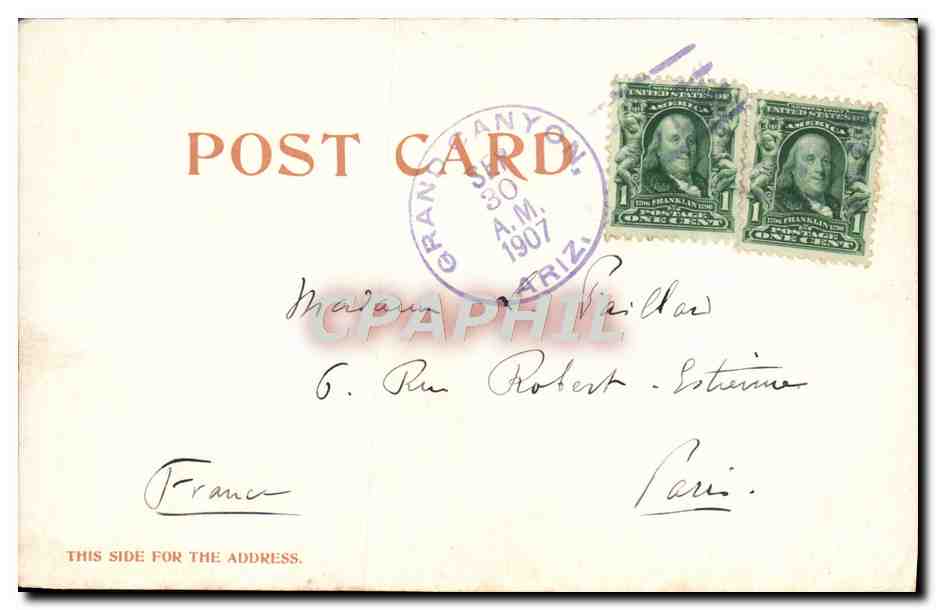 CPA Arizona O'Neill point Grand Cayon  — Back