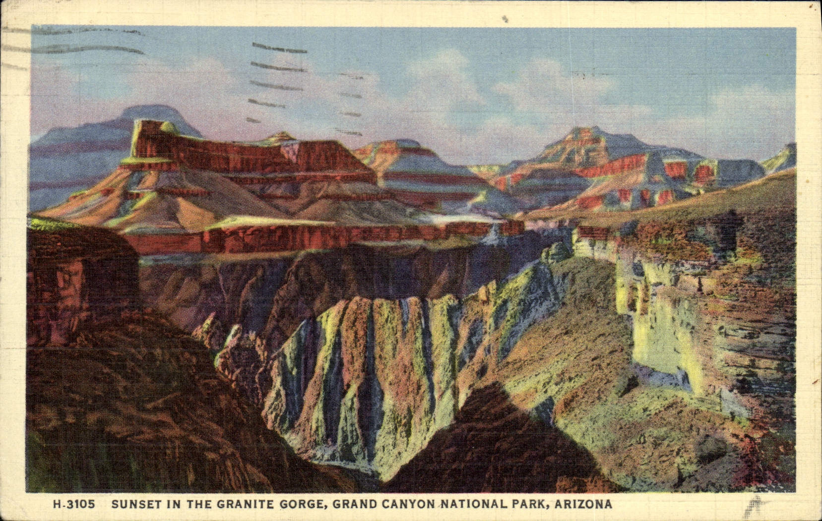 CPA Arizona Sunset in the Granite Gorge Grand Canyon National Park