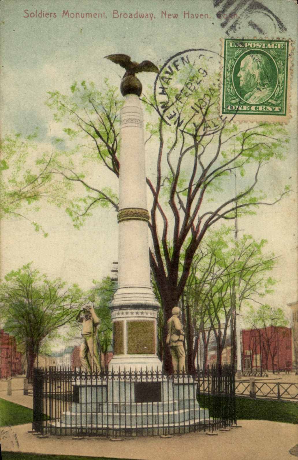 CPA Soldiers Monument Broadwap New Haven