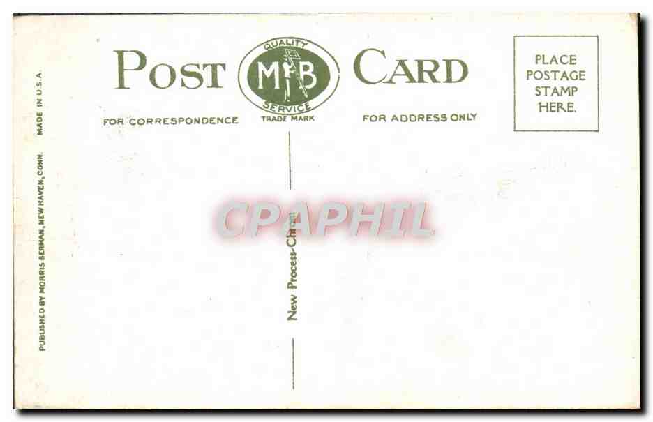 CPA Post Office and Buckingham Building Waterbury Conn — Back