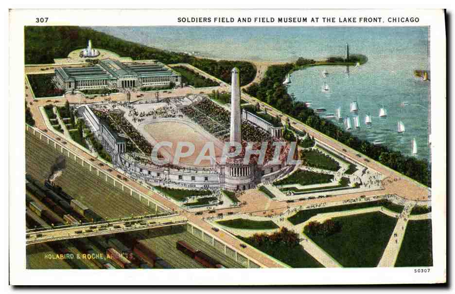 CPA Soldiers Field and Field Museum at the Lake Front Chicago