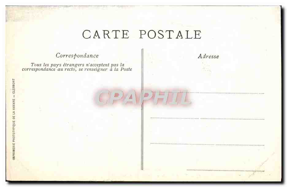 Saint-Nectaire — Pont rustique dans le Parc — V.D. Cie — Reverso