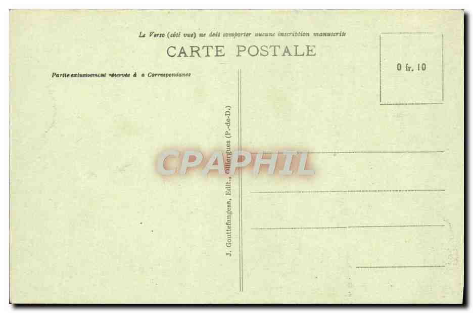 CPA L'Auvergne Viaduc des Fades — Rückseite
