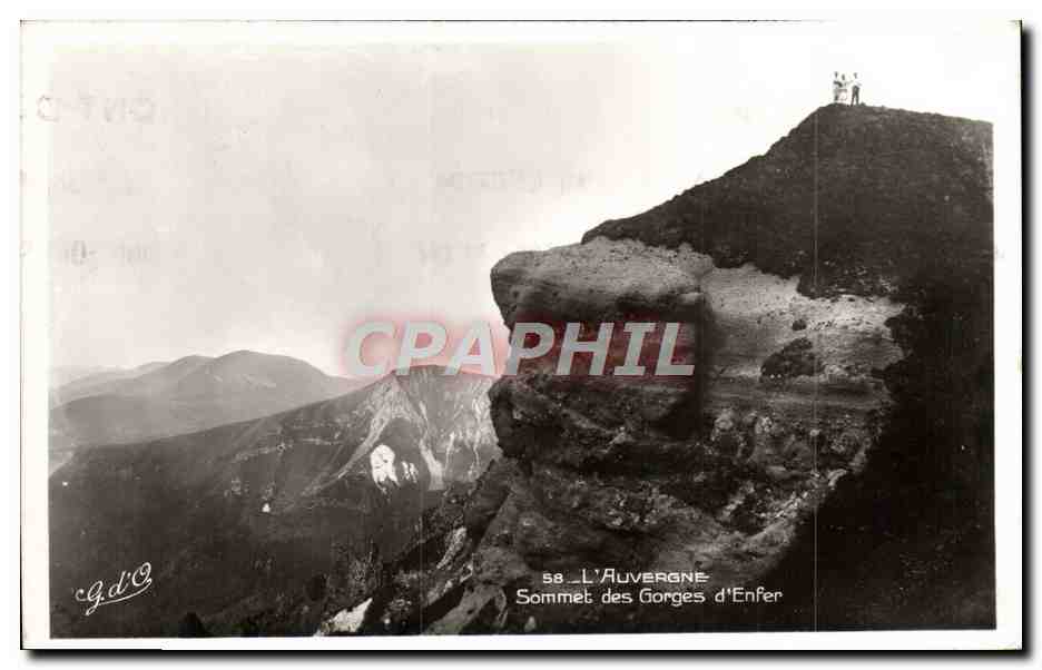 L'Auvergne — Sommet des Gorges d'Enfer — G.d'Q