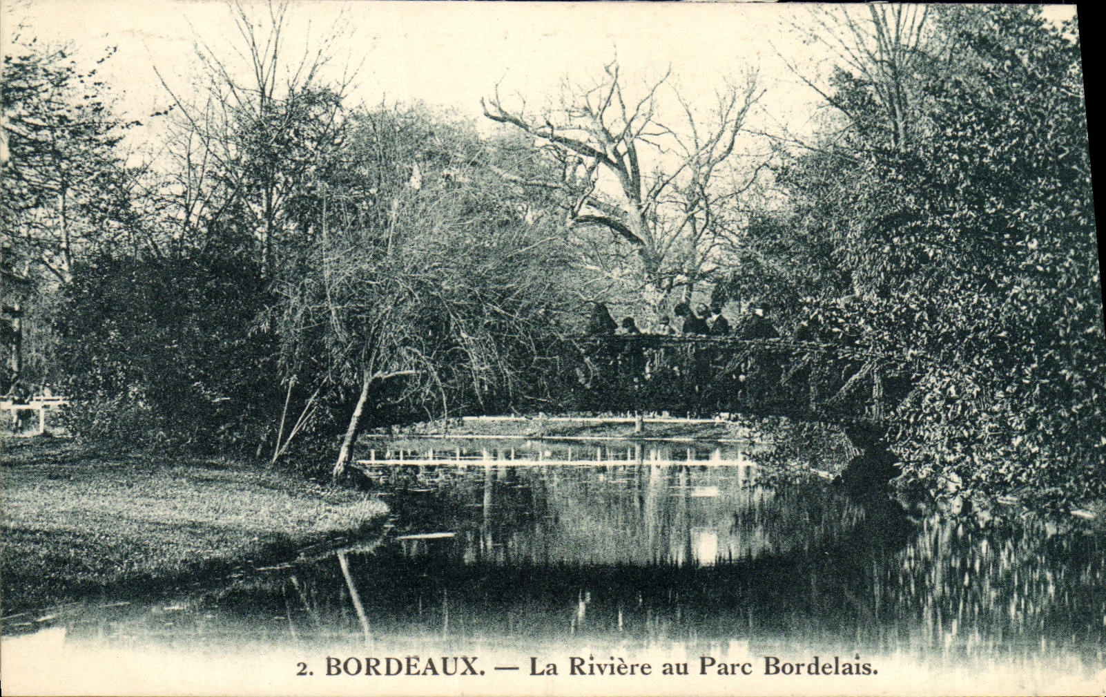 CPA Bordeaux La Riviere au Parc Bordelais