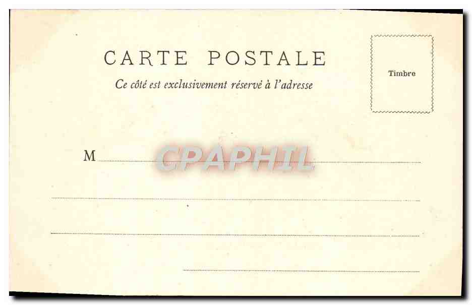 CPA Bordeaux Place de la Bourse et Fontaine des trois Graces — Verso