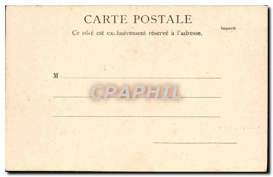 CPA Bordeaux La Bourse et le port — Rückseite