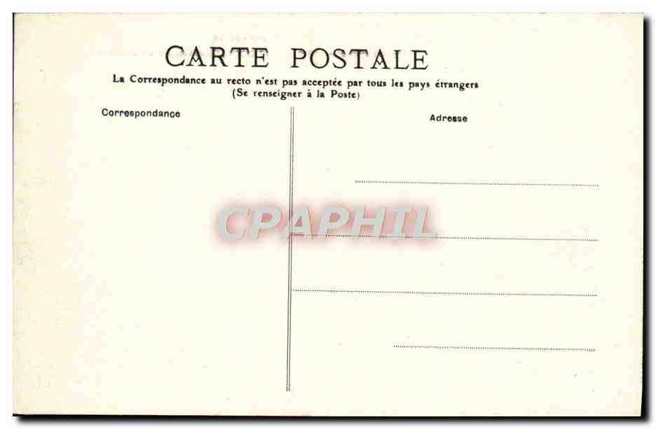 CPA L'Auvergne Puy de Dome Mont Dore Vallee de la Bourboule — Verso