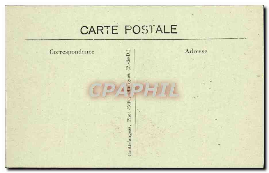 Royat-les-Bains — Les Hôtels Continental et Royat-Palace — G.D.O. n°1145 — Rückseite