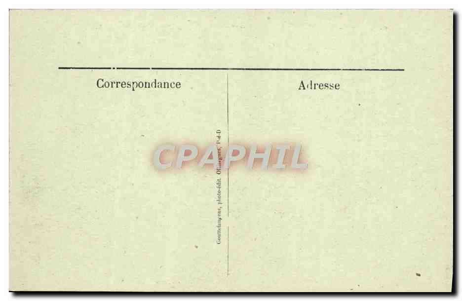 L'Auvergne — Le Lac et le Village d'Aydat — G. D'O. - 1451 — Reverso
