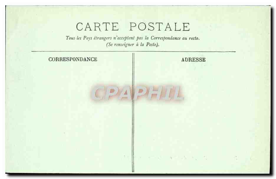CPA Le Mont Dore vu du Chemin du Capucin — Rückseite