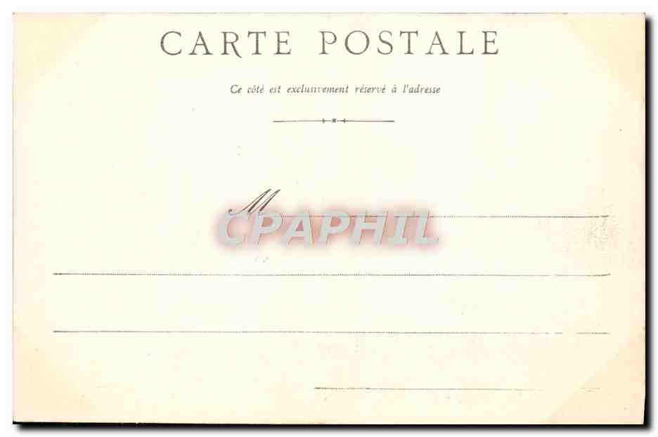 CPA Le Mont Dore Salon du Capucin — Rückseite