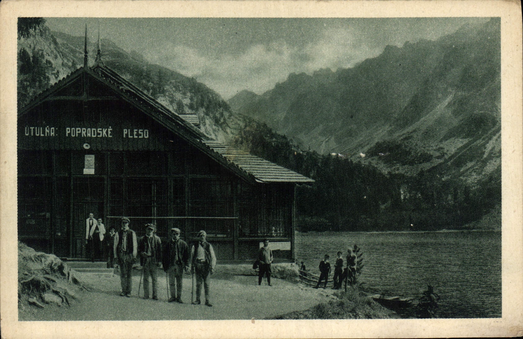 Útulna: Popradské Pleso — refuge alpin dans les Hautes Tatras — éditeur JKO, n° 28h/1