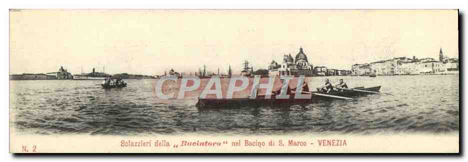 CPA Solazzieri Della Burintoro Nel Bacino Di S Marco Venezia Bateau Aviron