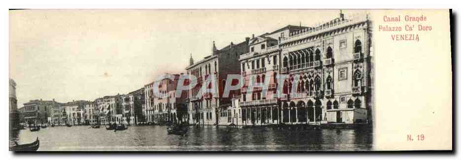 CPA Canal Palazzo Ca Doro Venezia