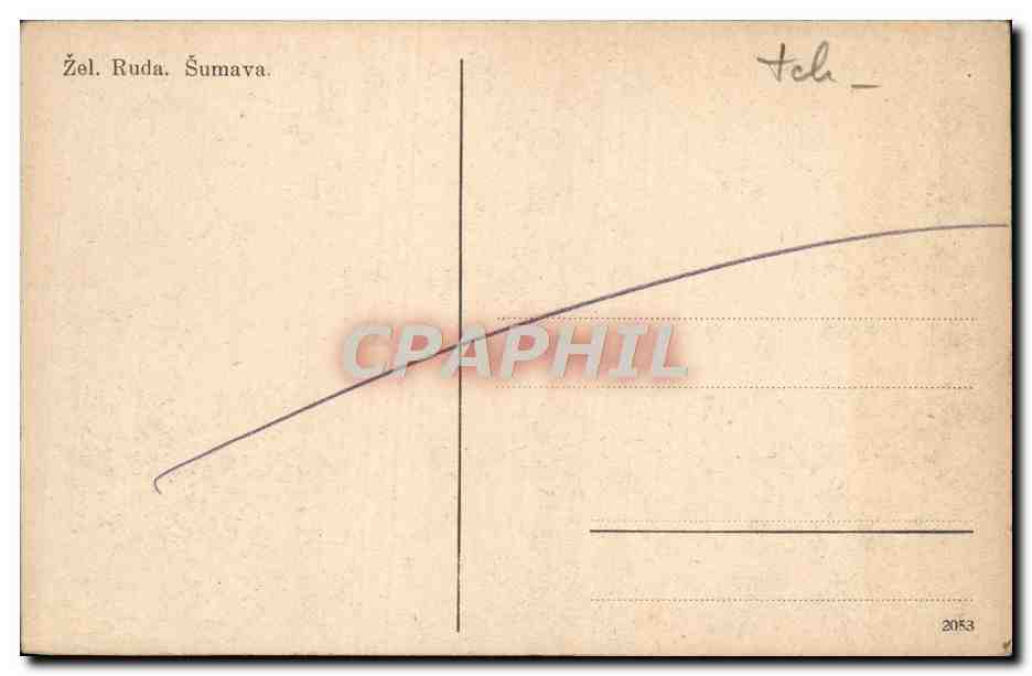 CPA Zel Ruda Sumava — Verso