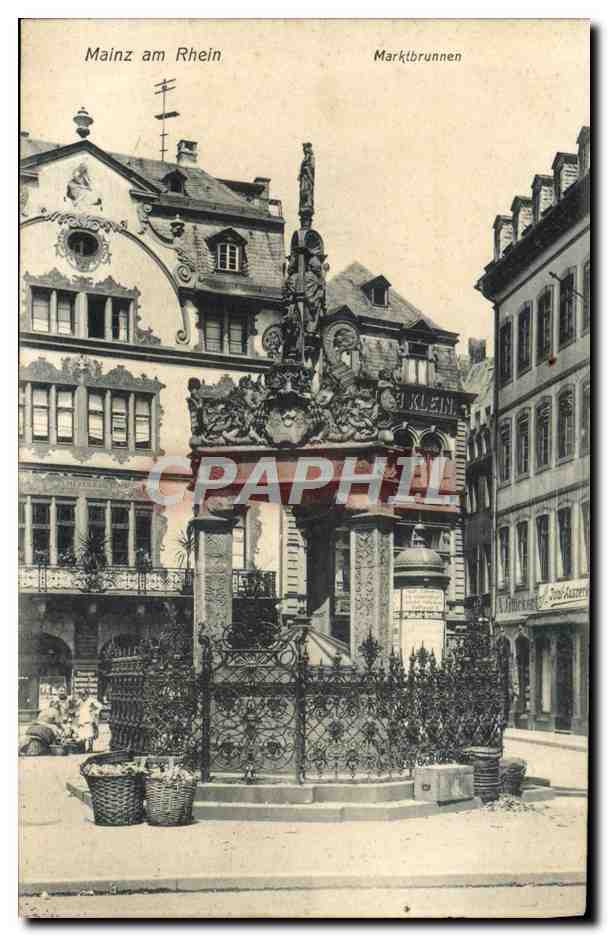 CPA Mainz Am Rhein Marktbrunnen