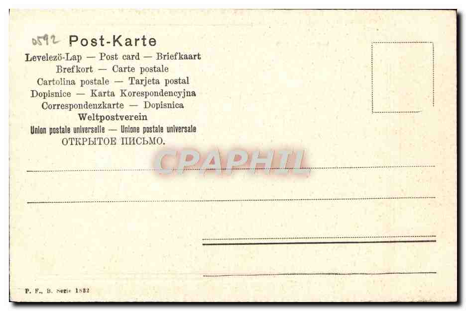 CPA Fantaisie Enfant Bebe — Rückseite