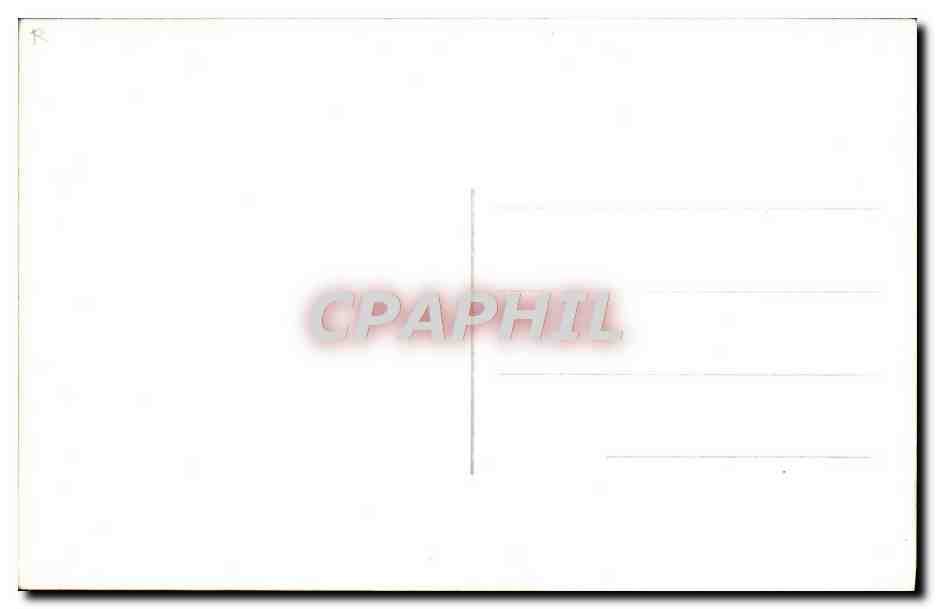 CARTE PHOTO Homme en maillot de bain — Rückseite