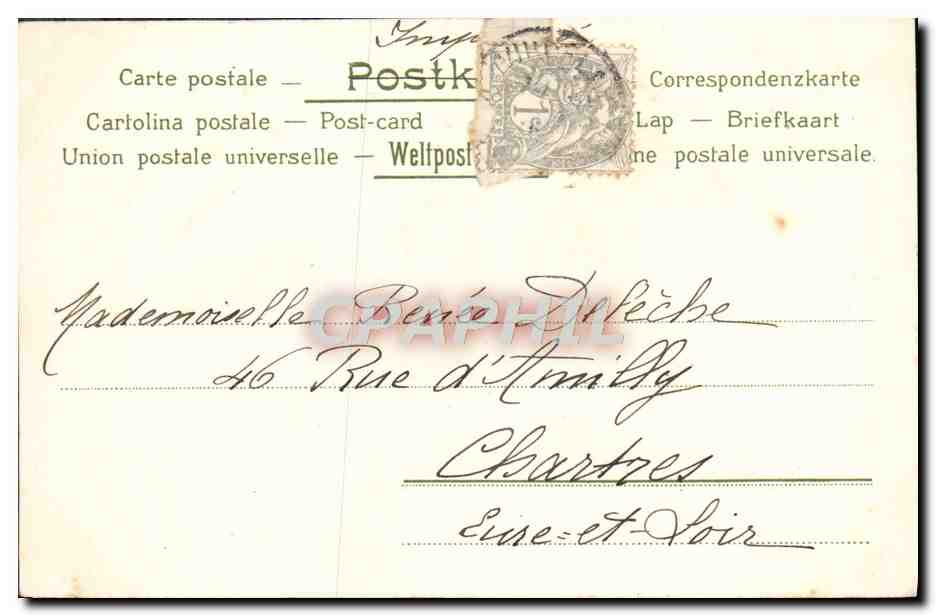 CPA Souvenir From The Barnum Bailey Greatest Show On Earth cheval Cavalier Cirque — Rückseite