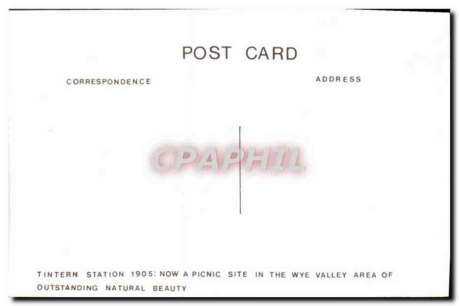REPRO Tintern Station Now A Picnic Site In The Wye Valley Area Of Outstanding Natural Beauty — Back