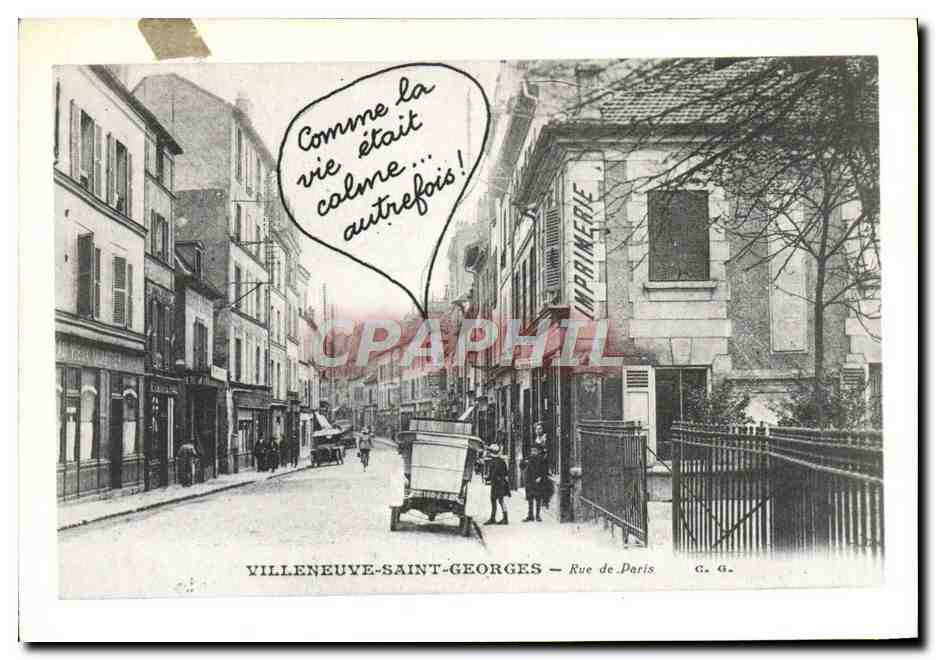 Villeneuve-Saint-Georges — Rue de Paris — G. G.