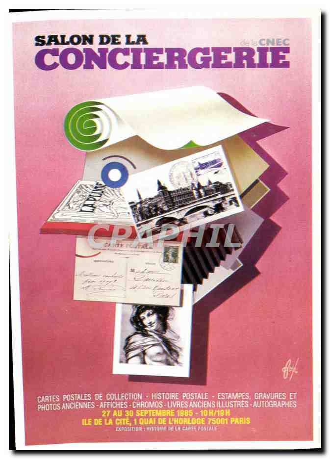 CPM Salon De La Conciergerie 1985 Carte postale Publicite