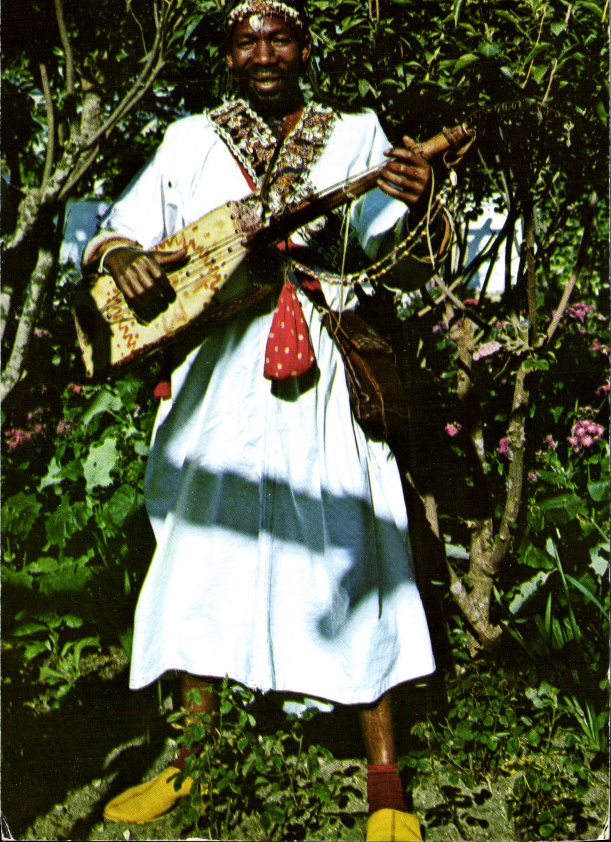 Musicien berbère — Maroc — Éditions Libraria Escolar - Recto