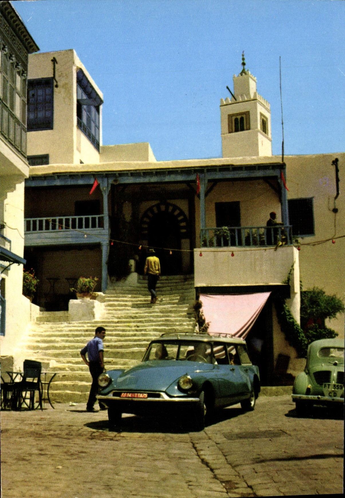 CPM Sidi Bou Said Le Cafe Des Nattes Citroen DS Citroën