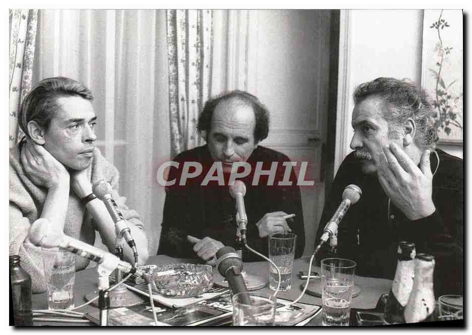 CPM Jacques Brel Leo Ferre Georges Brassens