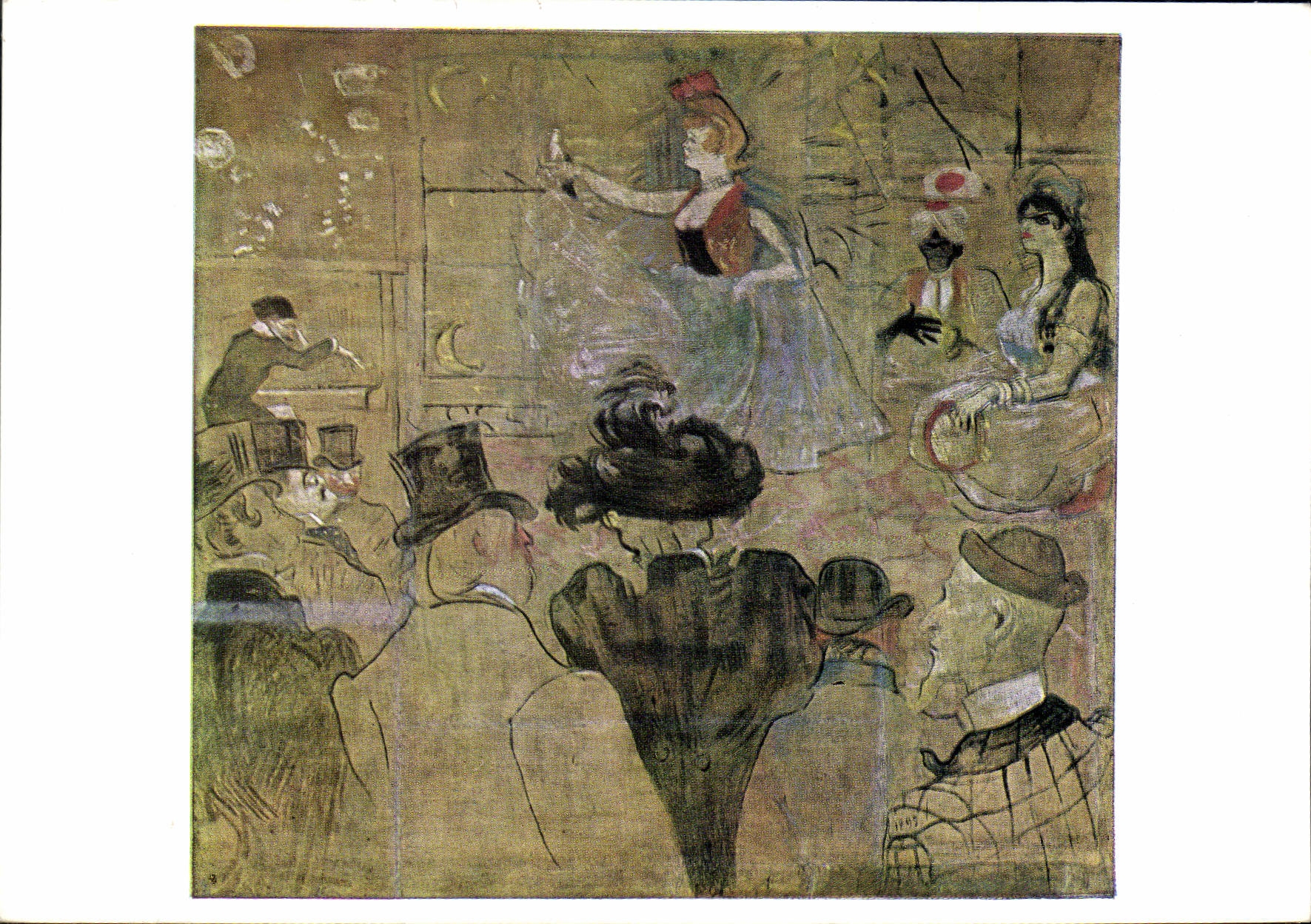 La danse de la 'Goulue' — Henri de Toulouse-Lautrec (1864-1901) — Éditions Braun, Paris